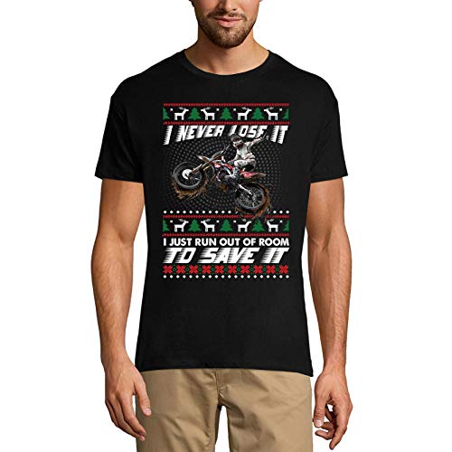Ultrabasic Camiseta para hombre con texto en inglés "I Never Lose It I Just Run Out of Room to Save It - Divertida camiseta de motociclista - negro - XX-Large Ultrabasic Camiseta para hombre con texto en inglés "I Never Lose It I Just Run Out of Room to Save It - Divertida camiseta de motociclista - negro - XX-Large