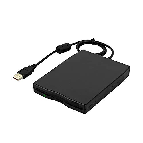 Unidad de disquete USB de 3,5 pulgadas USB Externa Unidad de Disquete Portátil 1,44 MB FDD Unidad USB Enchufe para PC