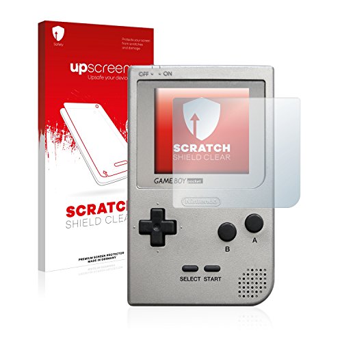 upscreen Protector Pantalla Compatible con Nintendo Gameboy Pocket Película Protectora – Transparente, Anti-Huellas