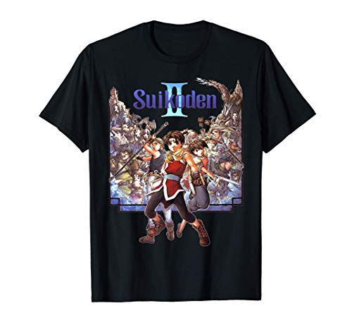 US Konami Suikoden II Box Art 01 Camiseta US Konami Suikoden II Box Art 01 Camiseta