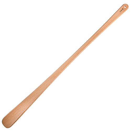 Uulki® Calzador de Zapatos Largo de Madera de haya pulida – engrasado, Ecológico, Artesanía tradicional de Europa - Cuerno de zapato – 62 cm Uulki® Calzador de Zapatos Largo de Madera de haya pulida – engrasado, Ecológico, Artesanía tradicional de Europa - Cuerno de zapato – 62 cm