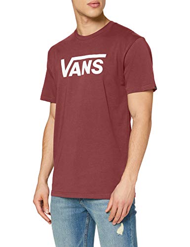 Vans Classic Camiseta, Rojo (Port Royale/White K1o), Large para Hombre