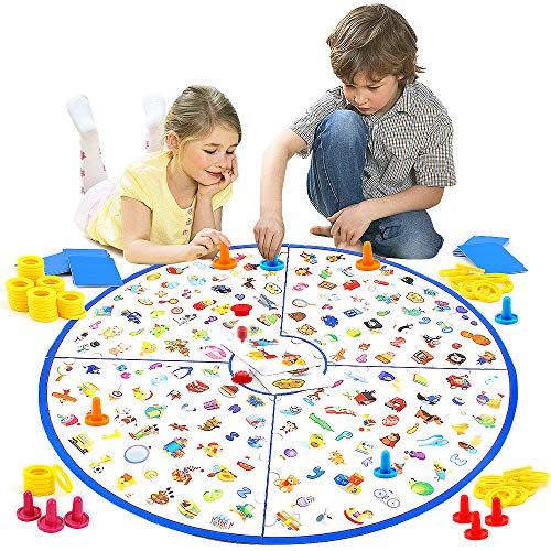 VATOS Juego de Mesa, Pequeño Detective Juego de Mesa Juego de Cartas para Fiestas de Familias, Juego de Correspondencias, Juguetes Educativos para Niños Regalo de Niños y Niñas de 3,4,5,6,7 Años VATOS Juego de Mesa, Pequeño Detective Juego de Mesa Juego de Cartas para Fiestas de Familias, Juego de Correspondencias, Juguetes Educativos para Niños Regalo de Niños y Niñas de 3,4,5,6,7 Años