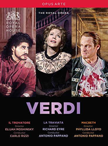 Verdi, G. Trovatore Il, La Traviata, Macbeth, Royal Opera House, 2002-2011, 3-DVD Box Set