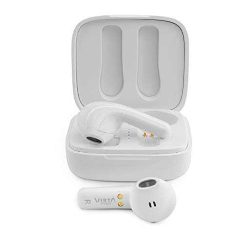 Vieta Pro It - Auriculares inalámbricos (Bluetooth 5.0, True Wireless, micrófono, Touch Control y Voice Assistant) Color Blanco
