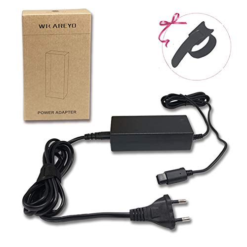WiCareYo Cargador de Fuente de Alimentación para GameCube, Adaptador de fuente de Alimentación con Enrollador de Cable Cable de Alimentación de 2m/6,5 pies CA de la UE para NGC GameCube WiCareYo Cargador de Fuente de Alimentación para GameCube, Adaptador de fuente de Alimentación con Enrollador de Cable Cable de Alimentación de 2m/6,5 pies CA de la UE para NGC GameCube