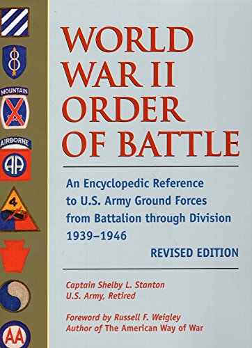 World War II Order of Battle: U.S. Army (Ground Force Units): An Encyclopedia Reference to US Army Ground Forces from Battalion Through Division 1939-1946