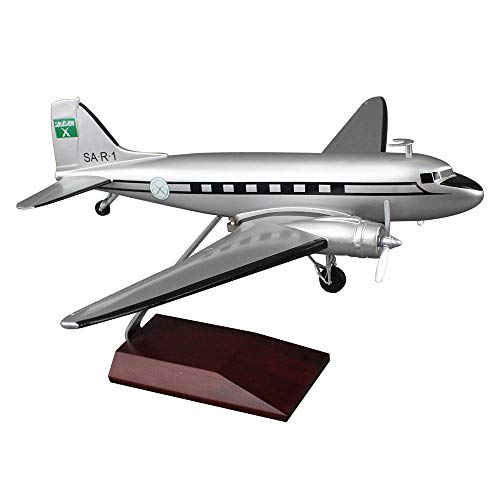X-Toy Airliner Plane Modelo, 1/72 Escala Douglas DC-3 Airliner Plastic Model, Adult Gift and Collectibles, 10.6Inch X 15.4Inch