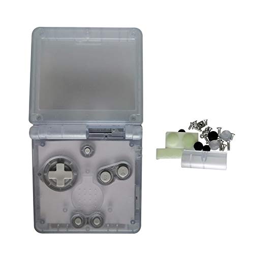 Xingsiyue Transparente de Cubierta de Cáscara de Vivienda Concha Completa Reemplazo para Gameboy Advance SP GBA SP Consola