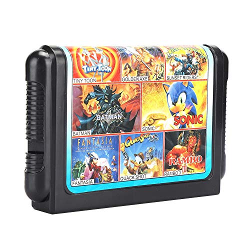 YOUTHINK Cartucho de Juego Super Games de 16 bits para Accesorios de Juego Sega Gamepad(TH32001)