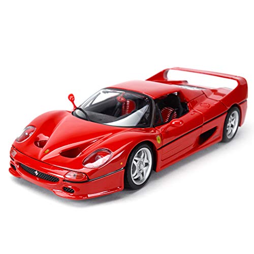 Yxsd Modelo Fundido A Troquel F50 Ferrari 1:18 Escala - Simulación Fundición A Troquel De Juguete Vechile Model Collection Boy Gift - 15x6x5CM - Rojo