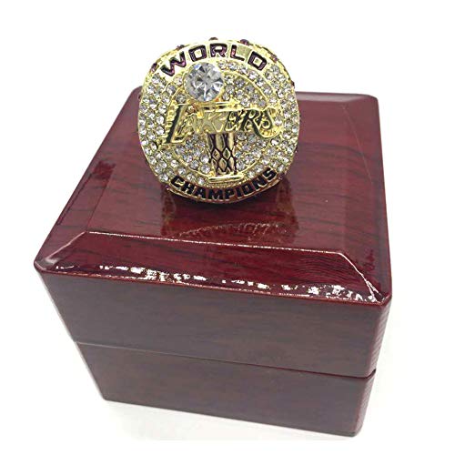 Z/A NBA para 2020 LeBron James campeonato anillo baloncesto Los Angeles Lakers tamaño 9-12 Fan souvenirs réplica movimiento anillo con caja de madera (11)
