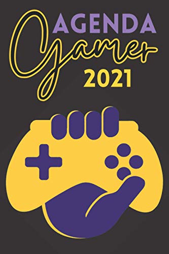 Agenda 2021 Gamer: agenda 2021 semana vista - planificador semanal y mensual 2021 A5 - de enero a diciembre 21 - una Semana en dos Páginas - agenda anual 2021 - regalo videojuegos hombre mujer