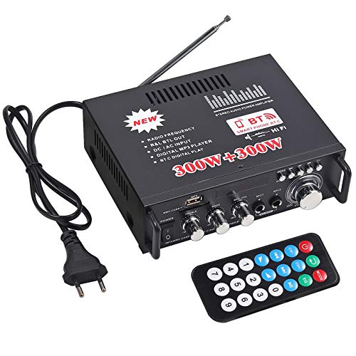 Amplificador de Audio Estéreo Bluetooth de 600 Vatios Coche Hogar HiFi Musica SD USB FM 12V / 220V Amplificador de Audio Estéreo Bluetooth de 600 Vatios Coche Hogar HiFi Musica SD USB FM 12V / 220V