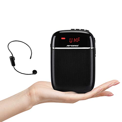 Amplificador de voz inalámbrico Bluetooth Profesor Micrófono 10W Impermeable Amplificador de voz portátil Auricular Mic Recargable Mejorador de voz Micrófono personal para aula al aire libre