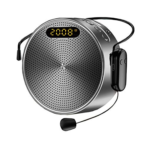 Amplificador de Voz Portátil 15W Bluetooth Personal Pa System con Micrófono inalámbrico y Cable, Soporte TF/USB/AUX/Grabación, Sistema de Sonido para Maestro Guías Amplificador de Voz Portátil 15W Bluetooth Personal Pa System con Micrófono inalámbrico y Cable, Soporte TF/USB/AUX/Grabación, Sistema de Sonido para Maestro Guías