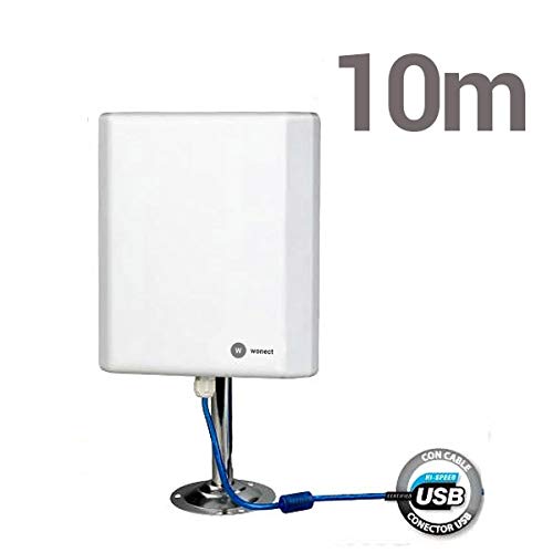 Antena Wifi largo alcance 36dbi 10 metros cable 2w