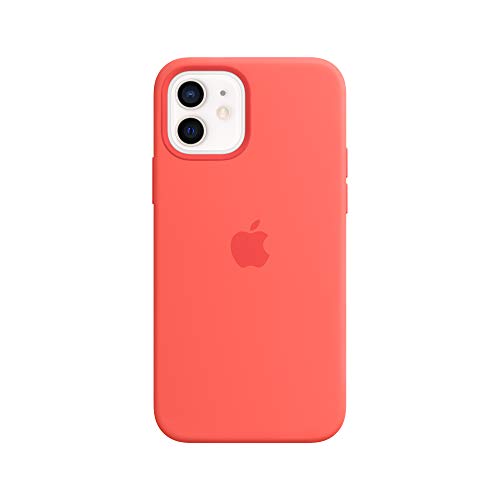 Apple Funda de Silicona con MagSafe (para el iPhone 12 y iPhone 12 Pro) - Pomelo Rosa