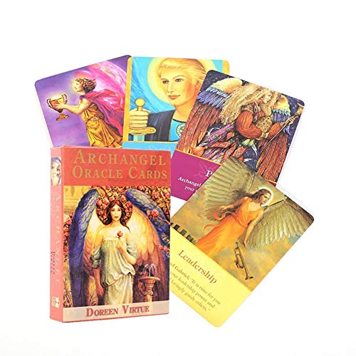 Archangel Oracle Cards 45 Piezas Tarot Card Deck Games Naipes para Juegos de Fiesta,Board Game,Only Tarot