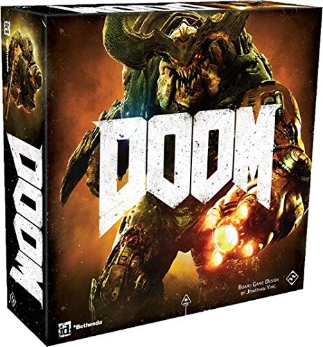 Asmodee- Doom: El Juego de Mesa Edición íntegramente en Italiano con espléndidas miniaturas, Color, 9830
