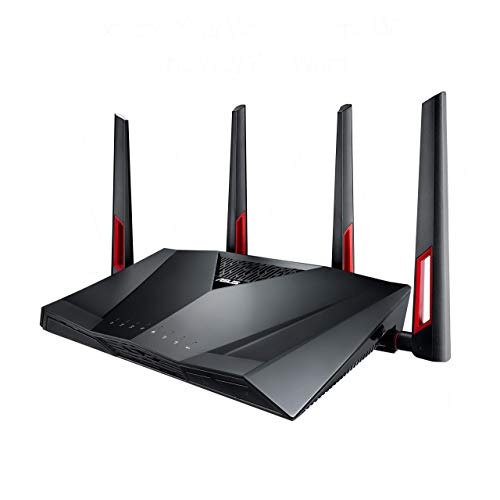 ASUS RT-AC88U - Router Gaming AC3100 Doble Banda Gigabit (triple VLAN, Ai-Mesh soportado, WTFast acelerador de juegos, compatible con DD-WRT, Adaptive QoS y con AiMesh wifi)