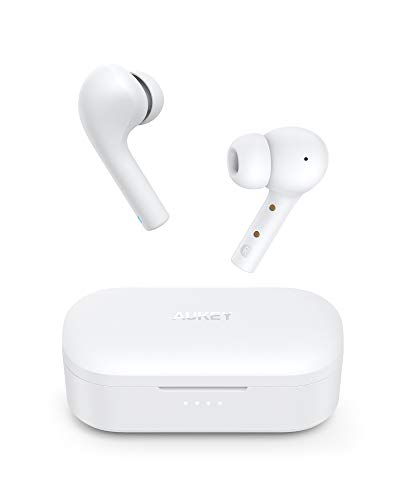 AUKEY Auriculares Inalámbricos Bluetooth 5 Sport, Carga Rápida USB-C, Deportivos IPX6 Impermeable, Micrófono Incorporado, Control Táctil, Reproducción de 30 Horas AUKEY Auriculares Inalámbricos Bluetooth 5 Sport, Carga Rápida USB-C, Deportivos IPX6 Impermeable, Micrófono Incorporado, Control Táctil, Reproducción de 30 Horas