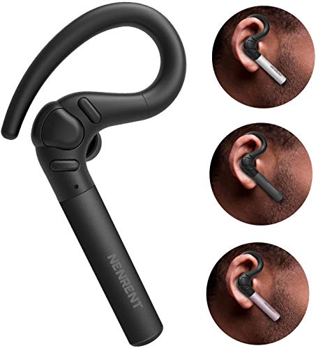 Auricular S580 con Bluetooth Nenrent, más tiempo de conversación hasta 12 – 15 horas, inalámbrico con Bluetooth y con micrófono para llamadas y manos libres; para iPhone, iPad Samsung Galaxy, LG, HTC