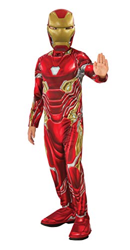Avengers - Disfraz oficial de Iron Man para niños, Infinity War, talla 3-4 años (Rubies 641051-S)