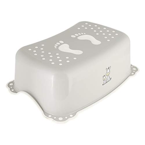 Bieco Taburete infantil con función antideslizante de cebra, 1 escalón, altura de 14 cm, tamaño 42 x 28 cm, taburete para niños, 2 peldaños, taburete para niños Bieco Taburete infantil con función antideslizante de cebra, 1 escalón, altura de 14 cm, tamaño 42 x 28 cm, taburete para niños, 2 peldaños, taburete para niños