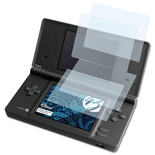 Bruni Película Protectora compatible con Nintendo DSi Protector Película, claro Lámina Protectora (Set de 2)