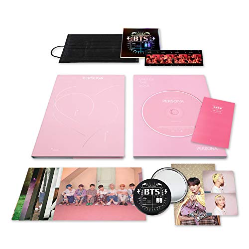 BTS Album - MAP OF SOUL : PERSONA [ 1 Ver. ] CD + Photobook + Mini Book + Photocard + Postcard + Photo Flim + OFFICIAL POSTER + FREE GIFT