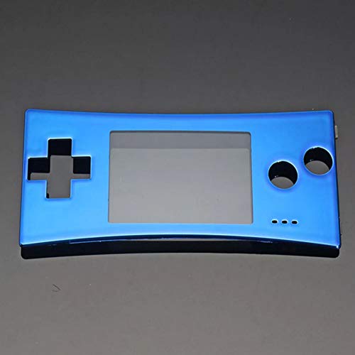 C-FUNN Reemplazo Frontal Shell Placa Frontal Cubierta Caso para Nintendo Gameboy Micro Gbm - Azul