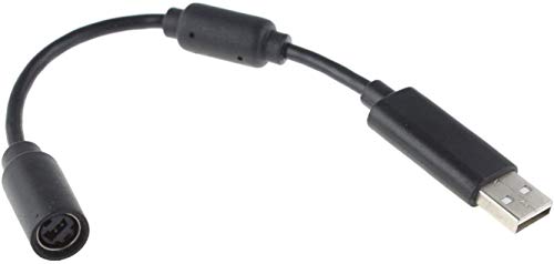 Cable USB Breakaway para Microsoft Xbox 360, adaptador de mando de PC Gamepad (negro)