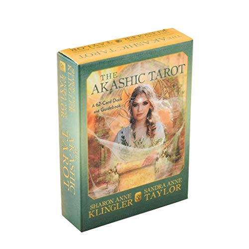 cdhgsh The Akashic Tarot 62 Cartas Oracle Deck Read Fate Family Party Juego de Mesa Tarot