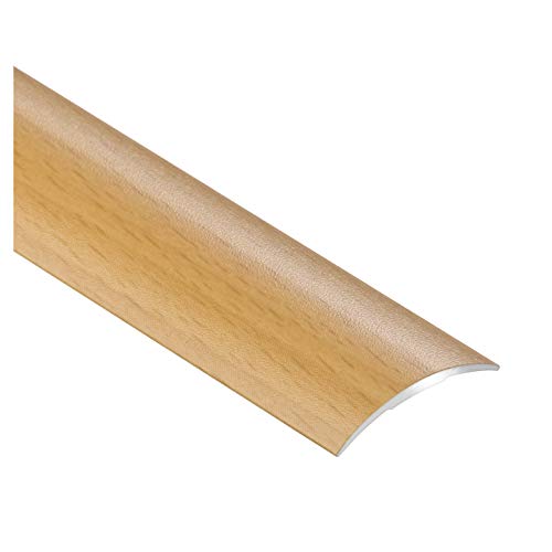CEZAR W-AL-LPO30K-B-090 Listón protector/perfil de transición con laminado/madera de haya con tacos estrecho autoadhesivo 30 mm CEZAR W-AL-LPO30K-B-090 Listón protector/perfil de transición con laminado/madera de haya con tacos estrecho autoadhesivo 30 mm