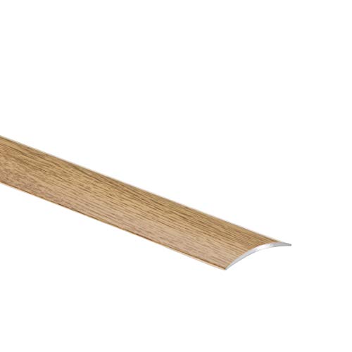 CEZAR W-AL-LPOSK-DS-090 Listón de protección/riel perfil de transición con laminado/decoración de madera de roble noble con tacos ancho autoadhesivo 40 mm, 40 x 900 mm CEZAR W-AL-LPOSK-DS-090 Listón de protección/riel perfil de transición con laminado/decoración de madera de roble noble con tacos ancho autoadhesivo 40 mm, 40 x 900 mm