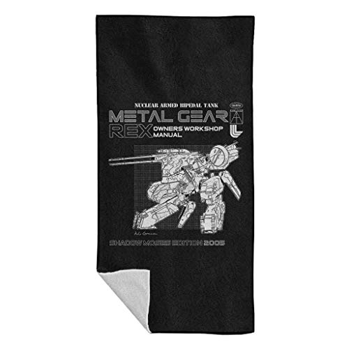 Cloud City 7 Metal Gear Solid Rex Owners Workshop Manual Beach Towel