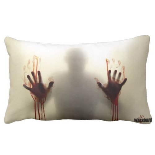 CMF042 Funda de almohada estampada por ambos lados, diseño de The Walking Dead, tamaño estándar de 40,6 x 60,9 cm