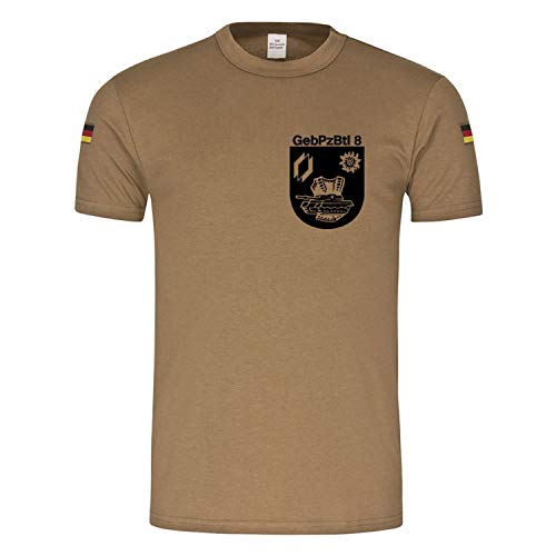 Copytec BW Tropen GebPzBtl 8 tipo 2 - Camisa de uniforme de montaña caqui XXL