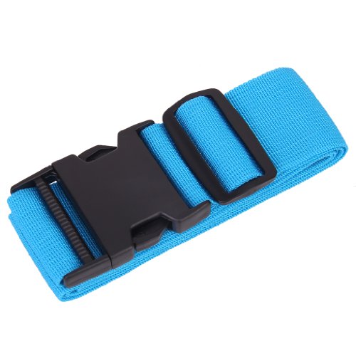 Correa De Maleta Equipaje Cinturón Cuerda Seguridad De Embalaje De Equipaje -- Azul Claro