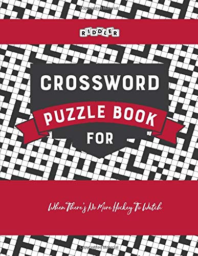 Crossword Puzzle Book for When There's No More Hockey To Watch