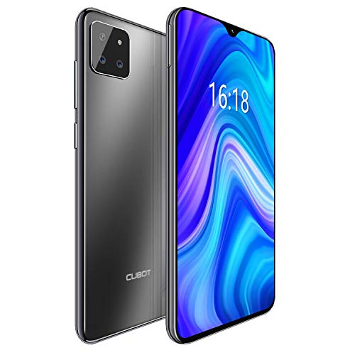 CUBOT X20 4G Android 9.0 Teléfono Movil Libre Pantalla 6,3" FHD+, AI Triple Cámara Trasera,Dual Sim,Face ID,Huella Dectilares 4GB RAM 64GB ROM, Octa-Core Batería 4000mAh (Negro)