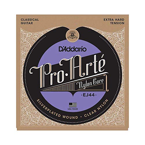 D'Addario EJ44 - Juego de cuerdas para guitarra clásica de nylon (tensión alta)