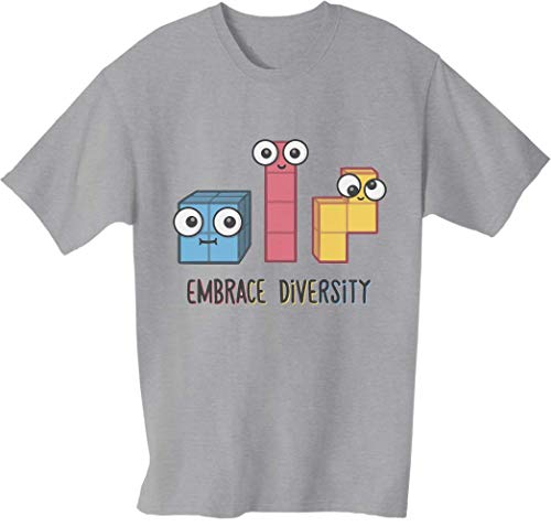 Desconocido Tetris Embrace Divercity Camiseta para Hombre XX-Large