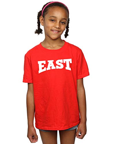 Disney Niñas High School Musical The Musical East High Camiseta Rojo 3-4 Years