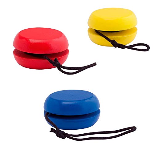 DISOK Lote de 20 Yoyos de Madera. - Yoyos Infantiles Infantil Niños Madera Baratos, perfectos para Regalos de cumpleaños económicos, detallitos para Celebraciones y comuniones Invitados niños DISOK Lote de 20 Yoyos de Madera. - Yoyos Infantiles Infantil Niños Madera Baratos, perfectos para Regalos de cumpleaños económicos, detallitos para Celebraciones y comuniones Invitados niños
