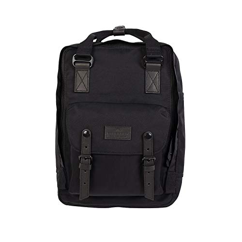 Doughnut Macaroon, Mochila Unisex Adultos, Negro (Black), 36x24x45 cm (W x H x L) Doughnut Macaroon, Mochila Unisex Adultos, Negro (Black), 36x24x45 cm (W x H x L)