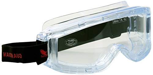 Eagle GUTRSG - Gafas de protección laboral con banda elastica ajustable y apta para llevar gafas graduadas debajo.