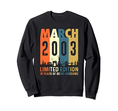 Edición limitada para 18 años, nacido en septiembre 2003 Sudadera Edición limitada para 18 años, nacido en septiembre 2003 Sudadera