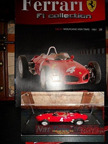 EDICOLA Ferrari F1 156 1961 Von Trips Model +Box +fas Die Cast 1:43 Fabbri Modellino Compatible con